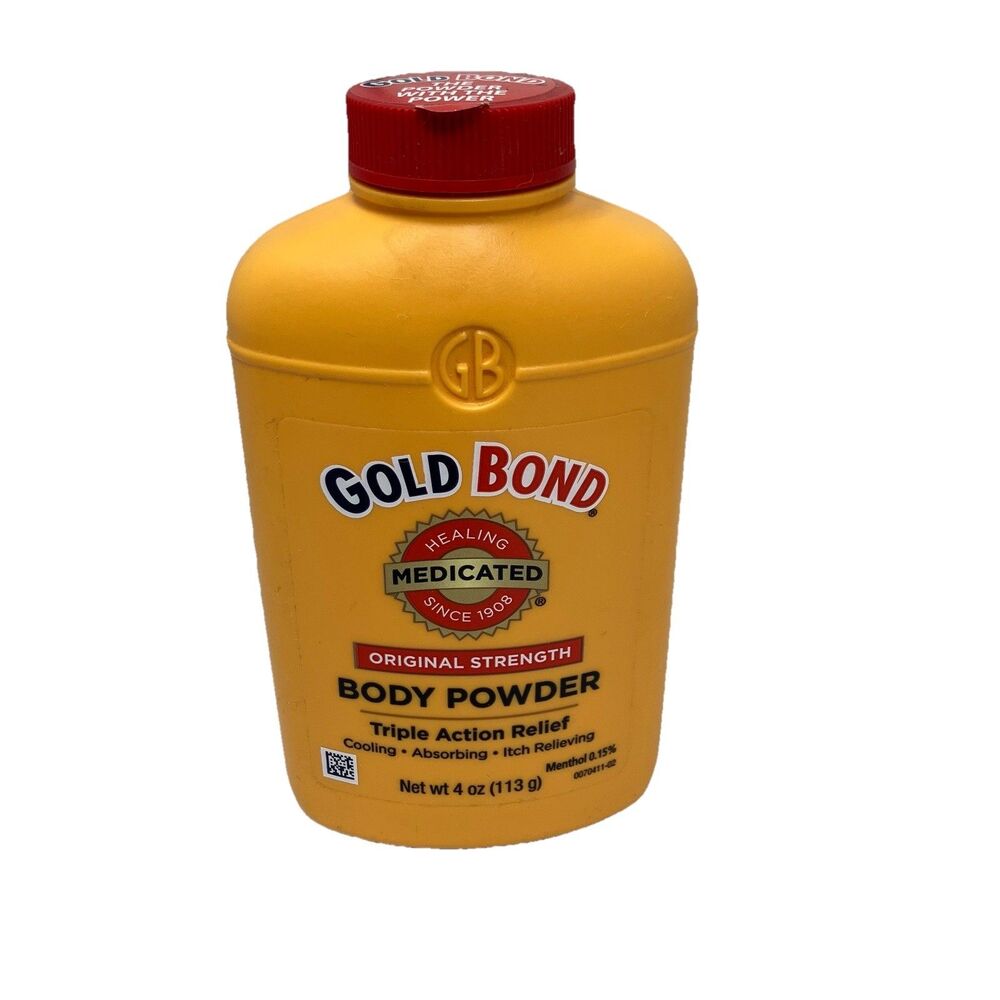 Gold Bond Body Powder Medicated Triple Relief 4 oz WITH TALC Original Formula